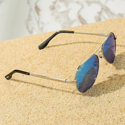 Vista 3 de Pro Acme Gafas de sol polarizadas pequeñas de aviador para niños y jóvenes de 3 a 18 años con dos tamaños 1.969 in 2.047 in