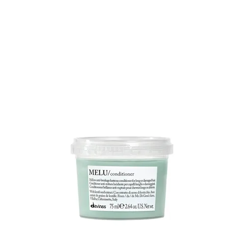 Vista 15 de Davines MELU/Conditioner, Anti-Breakage & Fortifying Formula for Long or Damaged Hair - Smooths Split Ends with Black Chickpea - Lightweight