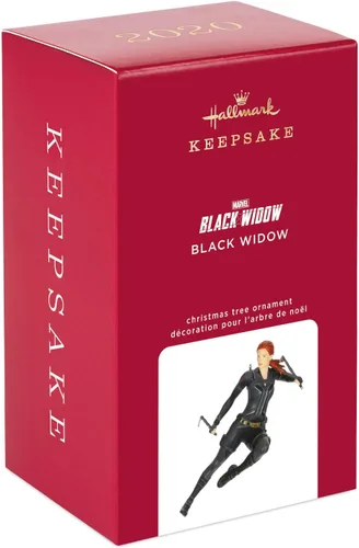 Vista 4 de Hallmark Adorno navideño de recuerdo 2020, Marvel Studios Black Widow (1799QXI6121)