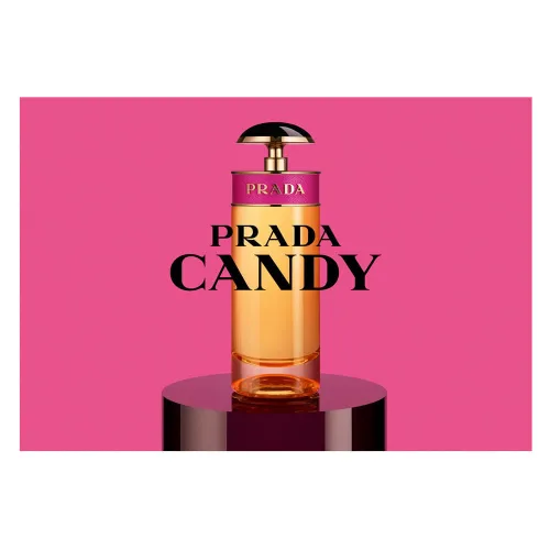 Vista 2 de Prada Candy, Eau de Parfum en aerosol, 1 onza Rosa