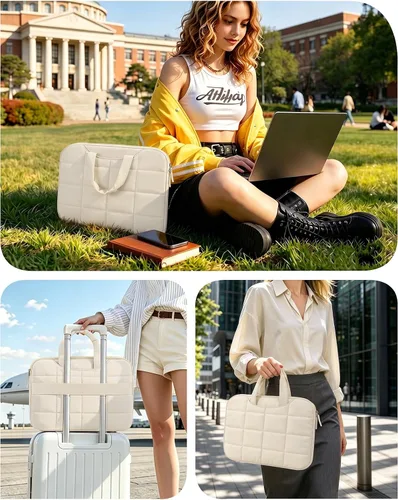 Vista 6 de FINPAC Funda para portátil MacBook Neo 13 pulgadas MacBook Air 13.6" Beige