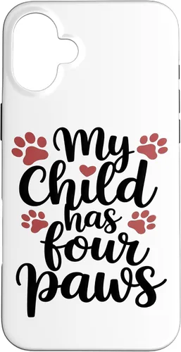 Vista 23 de My Child Has Four Paws Pet Parent Case for iPhone 17