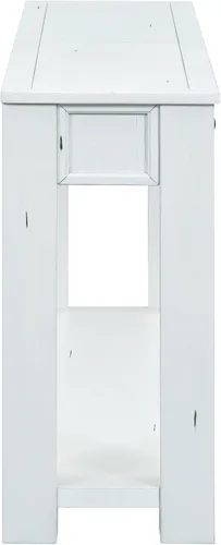Vista 9 de Knocbel Mesa de consola para pasillo, sofá, entrada, mesa auxiliar de 63 pulgadas de largo, muebles con 4 cajones y estante inferior para sala