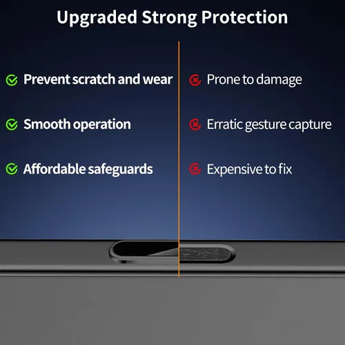 Vista 4 de Lkurui Paquete de 4 protectores de botón de control de cámara para iPhone 16 Pro/16 Pro Max/17 [estándar], cubierta de protección delgada