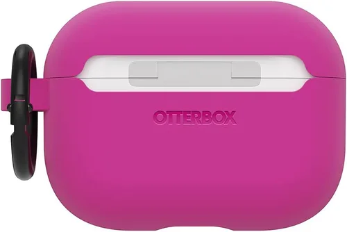 Vista 5 de OtterBox Funda suave al tacto para AirPods Pro - Fresa corta (rosa oscuro)