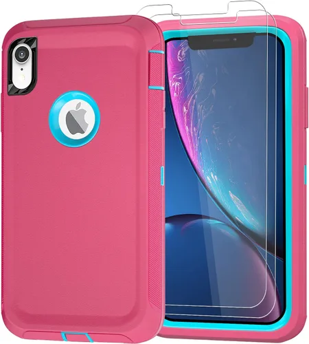Vista 18 de Funda para iPhone 14 Pro Max de 6.7 pulgadas con clip para cinturón con 2 protectores de pantalla, 2 protectores de lente de cámara, cubierta