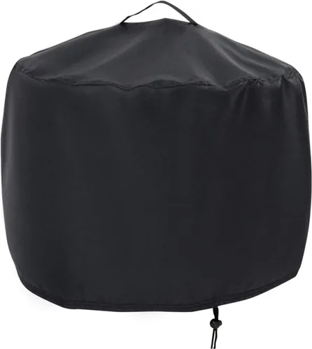 Vista 22 de Cubierta rectangular para fogata, impermeable, para mesa de fuego de gas propano al aire libre, 28 pulgadas de largo x 28 pulgadas de ancho x 24