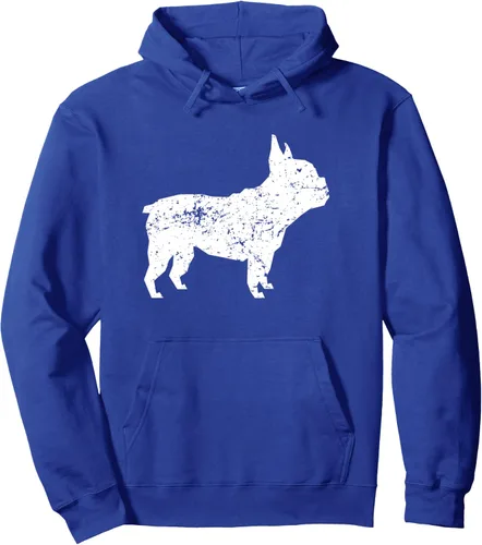 Vista 3 de Sudadera con capucha con diseño de Bulldog Francés, Negro, S