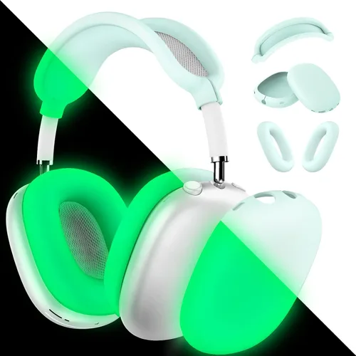 Vista 39 de Funda rígida para AirPods Max con modo de sueño, funda de transporte para auriculares con almohadillas de silicona para AirPods