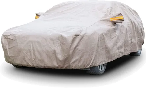 Vista 52 de Tecoom Funda impermeable para todo tipo de clima, resistente al viento, protector de granizo con forro polar y puerta con cremallera, protección