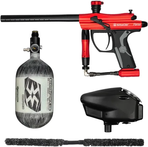 Vista 2 de Action Village Kingman Spyder Fenix Kit de pistola de paintball para competición