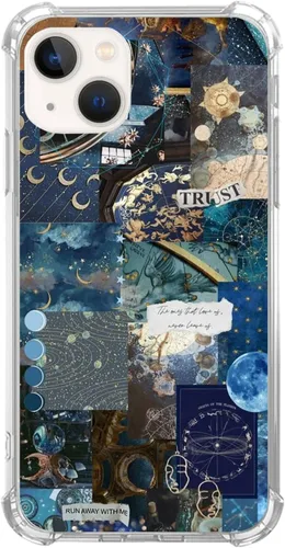Vista 7 de Trippy - Funda psicodélica para iPhone 15, diseño de flores de arte hippie con ojos, para niñas, mujeres, niños, hombres, funda de TPU única