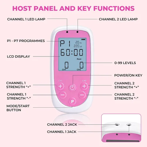 Vista 3 de Kegel Trainer - Estimulador de incontinencia con sonda para control de vejiga y ejercicio de suelo pélvico para mujeres, estimulador muscular