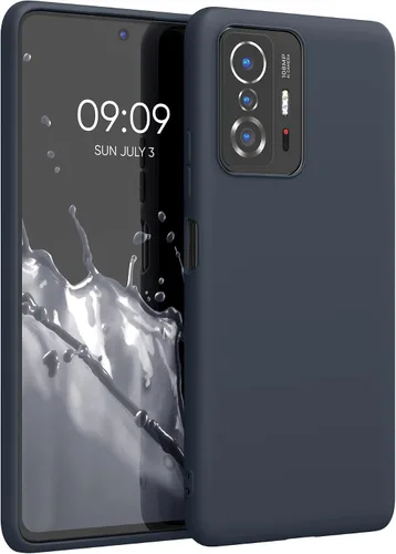 Vista 8 de kwmobile Funda compatible con Xiaomi 11T/11T Pro - Funda protectora de silicona TPU suave y delgada - Negro