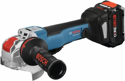 Vista 5 de Bosch GWX18V-50PCB14 18V X-LOCK Sin Escobillas Conectado Listo 4-1/2" – 5" Amoladora angular sin Kit de Interruptor de Paleta de Bloqueo y (1)