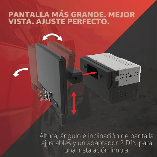 Vista 6 de Dual Electronics DCPA81W 8-pulgadas Certificado Apple CarPlay Android Auto Con Cable o Inalámbrico Radio Estéreo de Coche Pantalla Táctil Single