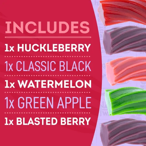 Vista 8 de Wiley Wallaby Regaliz 10 onzas Clásico Gourmet Suave y Masticable Regaliz Australiano en Forma de Twists, Paquete de 6