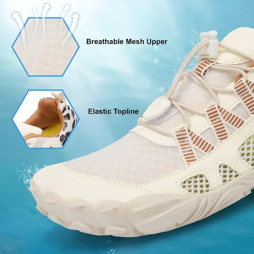 Vista 3 de XIHALOOK - Zapatos deportivos de senderismo para mujer y hombre, de secado rápido, para playa, caminar, kayak, surf, entrenamiento