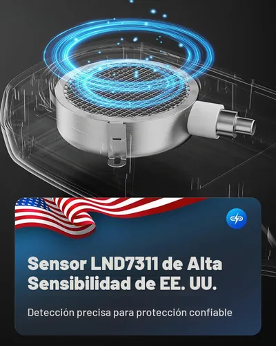 Vista 2 de Contador Geiger Radar-9989 con sensor USA LND7311, detector de radiación nuclear de alta precisión para detección de rayos X alfa-beta-gamma