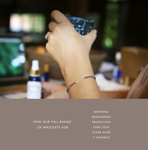 Vista 8 de BALIPURA - Pulsera Let Go Aura para mujer - Cuentas pequeñas (pequeñas) de 0.079 in (pequeñas) cristal curativo, piedras preciosas naturales, cuarzo