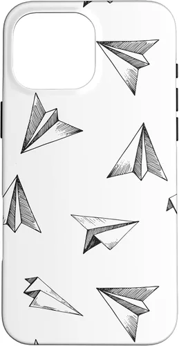 Vista 19 de Papel Avión Patrón Avión Avión Aviación Aviación Caso para iPhone 17