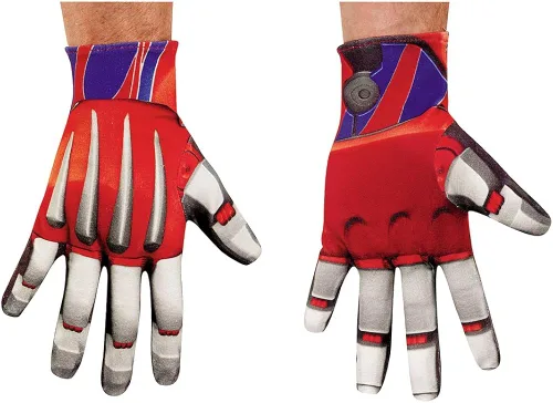 Vista 2 de Disguise - Guantes para hombre de Hasbro Transformers Age of Extintion Movie Optimus Prime para adultos