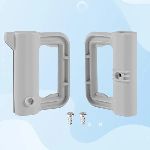 Vista 3 de Kit de piezas de repuesto para puerta de bebé, kit de montaje en pared para barrera de seguridad para bebés, accesorios para perros con soportes