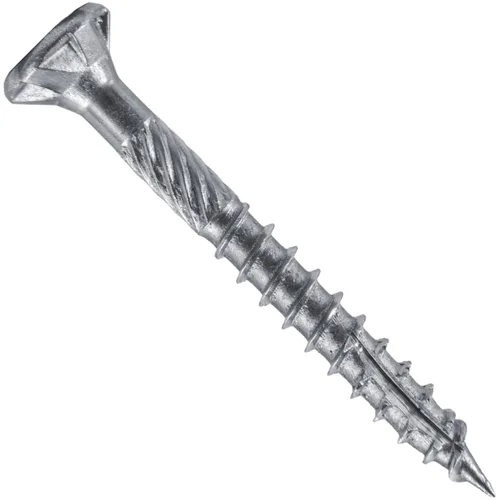 Vista 69 de 8 x 1 revestimiento exterior recubierto de bronce, tornillo de madera multiusos compatible con ACQ, cabeza plana Torx/Star Drive de 1 libra, 288
