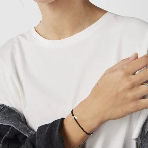 Vista 7 de TOUS Pulsera de plata de ley para mujer con espinelas. Colección de colores, Gema, espinela