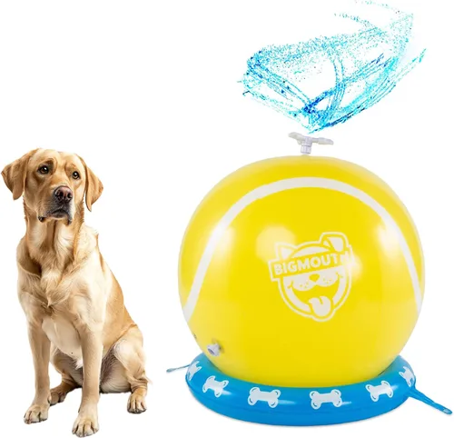 Vista 5 de BigMouth Inc. Rociador de agua inflable para boca de incendios, rociador de agua para el patio trasero, juegos de agua de verano al aire libre