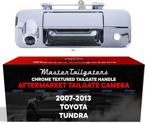 Vista 14 de Master Tailgaters Manija de Compuerta Trasera de Metal Negro con Cámara de Respaldo de Repuesto para Toyota Tundra (2000-2006) IP68 Resistente al