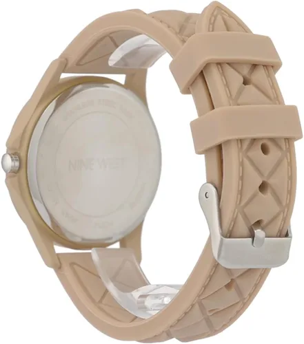 Vista 5 de Nine West Women's Textured Silicone Strap Watch