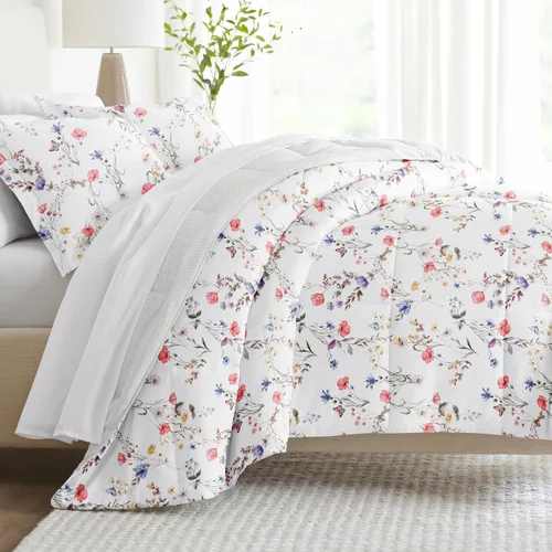 Vista 36 de Juego de colcha individual de Linen Market (2 piezas): lleva el lujo a casa con nuestros edredones alternativos de plumón suaves y ligeros