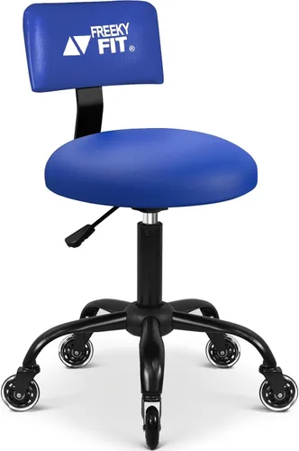 Vista 11 de Taburete Rodante de Taller con Ruedas, Silla de Garaje para Mecánicos con Altura Ajustable 39.5-46.5 cm, Asiento Giratório Resistente para Garaje