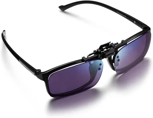 Vista 6 de Pilestone TP-047 Lens E - Gafas de color ciegas con clip para ceguera azul y amarilla