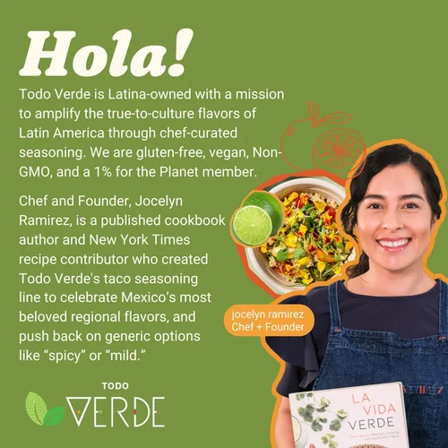 Vista 4 de Todo Verde Paquetes de condimentos, sabores premium, curados por chef, dulces, ahumados y picantes, sin ingredientes artificiales, veganos y sin