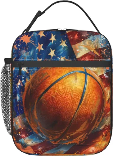 Vista 14 de Lonchera aislada para niños y adultos, lonchera de béisbol para el trabajo, picnic, escuela, viajes, senderismo, playa o pesca, bolsa de almuerzo