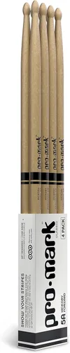 Vista 29 de ProMark Baquetas de batería Classic Forward 2B - Juego de baquetas - Punta de madera ovalada para tono oscuro y cálido - Baquetas de nogal