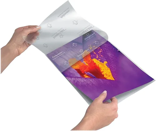 Vista 8 de Fellowes, Letter ImageLast Glossy, bolsas laminadas, Transparente