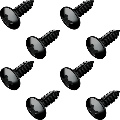 Vista 9 de Tornillos de matrícula de acero inoxidable para matrículas, marcos, cubiertas, juego de tornillos para placa de matrícula a prueba de óxido