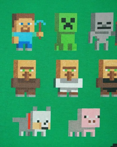 Vista 3 de Minecraft Camiseta para niños Sprites de manga corta para niños