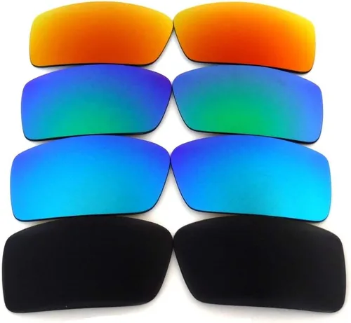 Vista 18 de Lentes de repuesto Galaxy para Oakley Gascan Polarizado 100% Protección UVAB Azul