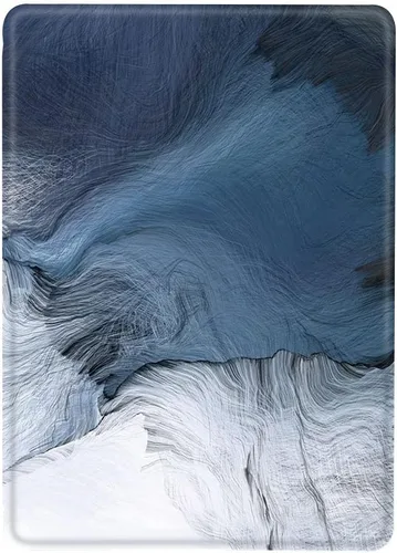 Vista 6 de Funda para Kindle Paperwhite (6.8", 11.ª generación, versión 2021) con correa de mano, funda inteligente rígida de PC con función de encendido