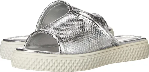 Vista 7 de Aerosoles Sandalia Evon Slide para mujer, Plateado Metálico