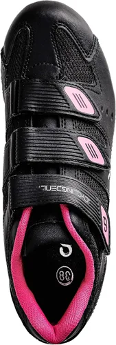 Vista 3 de CyclingDeal Mountain Bicycle Bike Women's MTB Cycling Shoes Black Compatible with Shimano SPD and CrankBrothers Cleats