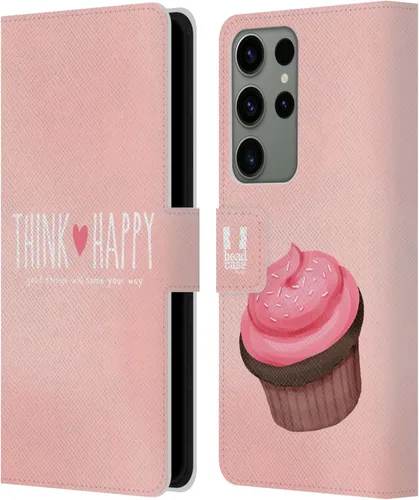 Vista 266 de Head Case Designs Assortment Cupcakes Happiness Leather Wallet Case Compatible with Samsung Galaxy A07 4G Surtido