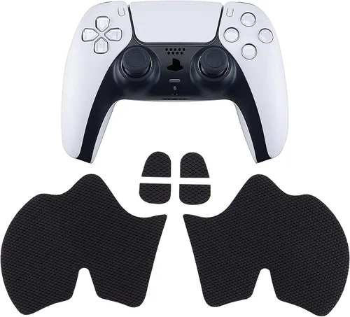 Vista 2 de eXtremeRate PlayVital Anti-Skid Sweat-Absorbent Controller Grip for PS5, Professional Textured Soft Rubber Pads Handle Grips for PS5 Controller with