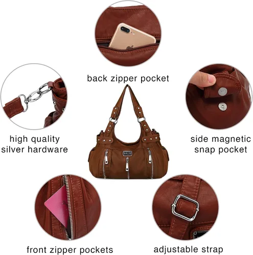 Vista 24 de Scarleton: Bolso de mano para mujer, monederos para mujer, bolsos de hombro para mujer, H1292