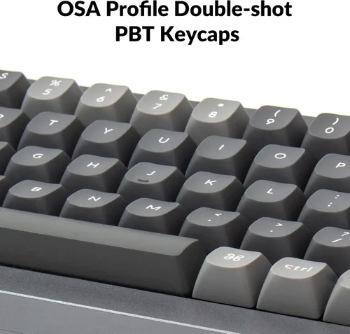 Vista 8 de Keychron Q7 70% Layout Teclado mecánico personalizado con cable RGB intercambiable en caliente compatible con Mac Windows Linux, QMKVIA Macro