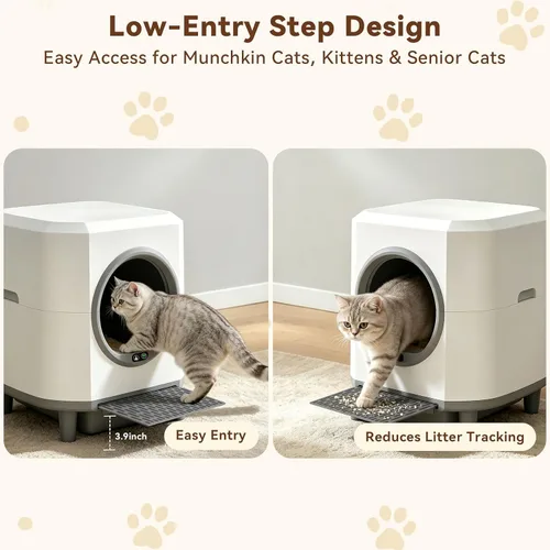 Vista 4 de Self Cleaning Litter Box for Large Cats & Multiple Cats